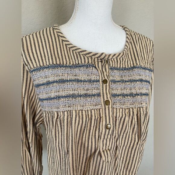 Current/Elliot Striped Blouse    - Picture 4 of 10